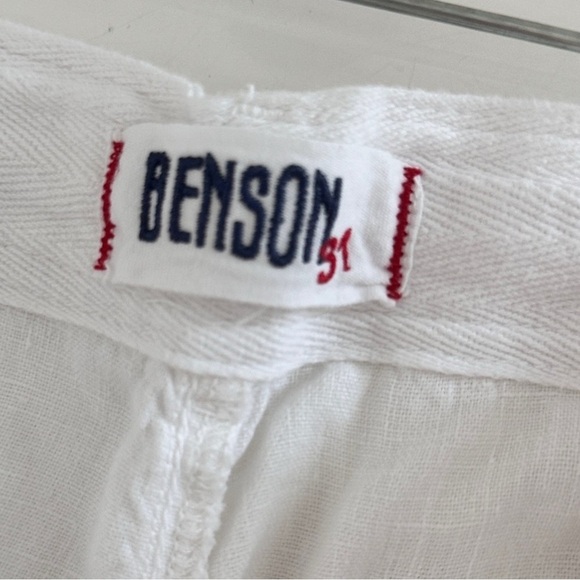 Benson White 100% Linen Relaxed Fit Drawstring Pants
- Size Small - Picture 11 of 14